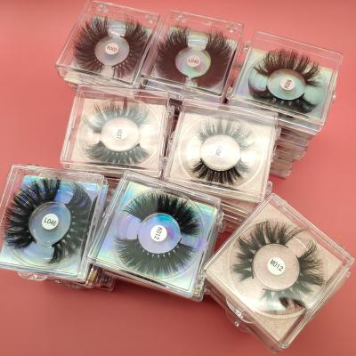 China Natural 3d Mink Eyelashes 22mm Mink Lashes free tapered 22mm 25mm Mink Eyelashes for sale