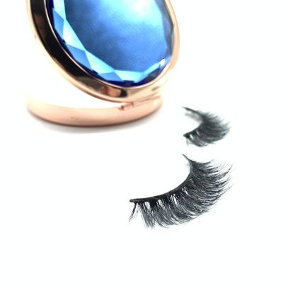 China Soft 100% Real Natural Luxury Mink Eyelash False Strip Lashes Wholesale Mink Lashes for sale