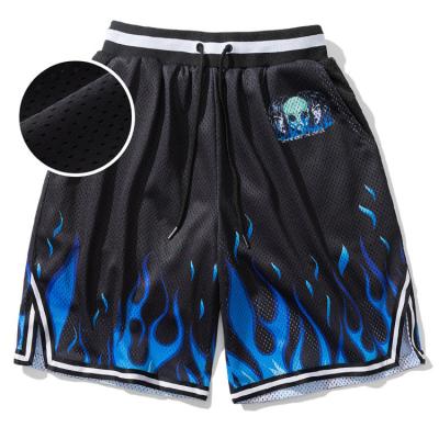 China Wholesale Custom QUICK DRY 100% Polyester Streetwear Summer Sport 100% All Over Print Mesh Basketball Shorts for sale