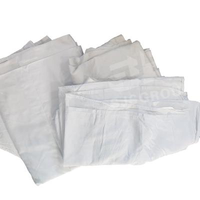 China Bulk sale cutting white second hand hotel bed sheet sterilized cotton rags for sale