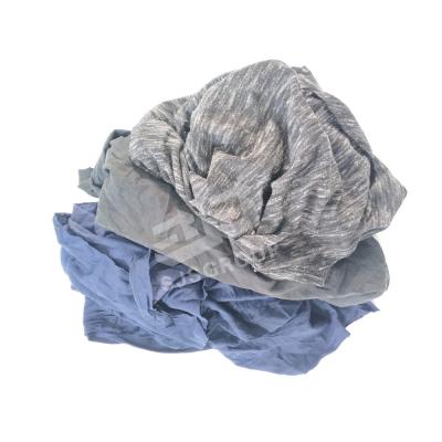 China Industrial Cleaning Compressed 10kg Cotton T Shirt Rags for sale