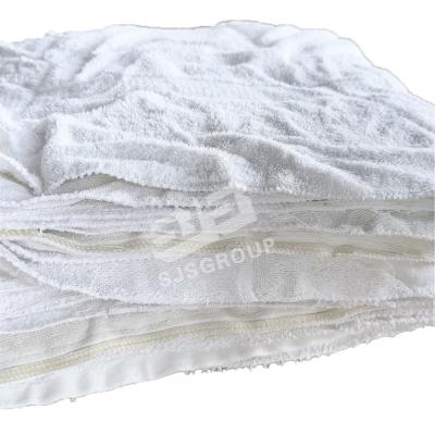 China Super absorption 30*30cm cleaning rags for industrial use 10kg bale used bath terry rag used towel terry cloth rags for sale