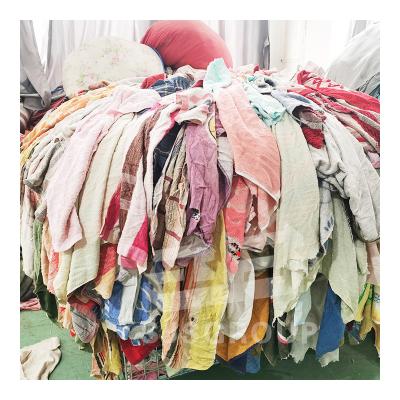 China Free sample 0-400kg package Cut 100% reused color 100% cotton rags Face Towel Bath Towel 100% Cotton Rags for sale