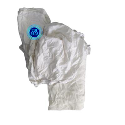 中国 Cut 100% reused 4 lb 10kg 25kg White Rags Recycled Mixed Color Knit Cleaning White Cotton Rags For Oil And Gas 販売のため