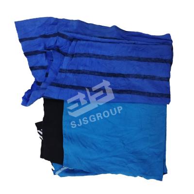 China Australia colored t-shirt wiping rags Industrial use 10kg 25kg 100% cotton rags mixed coloured rags for cleaning for sale