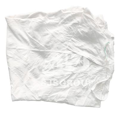 China Hot sale Cotton Rags White Industrial Cotton Rags White Hosiery T Shirt Wiping Rags in Pakistan for sale