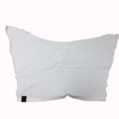 China SGS Industrial Cleaning 5kg/Bag White T Shirt Rags for sale