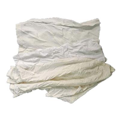 China 100% Cotton 25cm 10Kg Packaging White Cotton Rags for sale