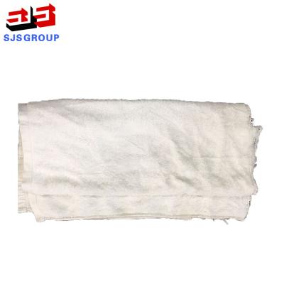 China 50kg/Bale 55cm White Cotton Wiping Rags for sale