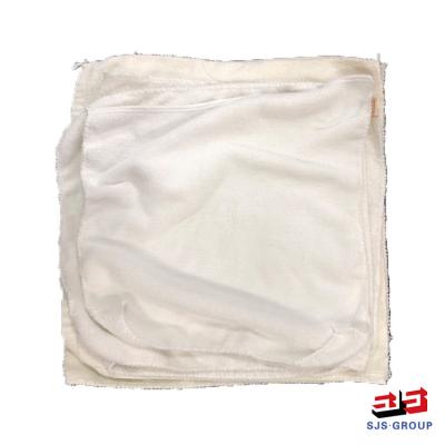 China ISO9001 Car Cleaning 100kg Packing White Towel Rags for sale