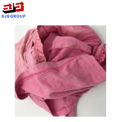 China SGS 40*40cm 100% Cotton Colored T Shirt Rags For Machine Cleaning for sale