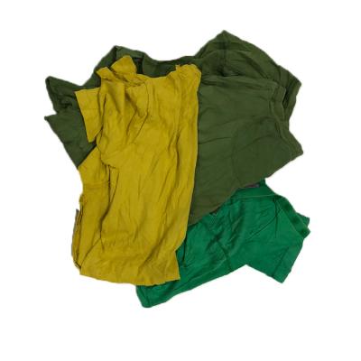 China Water Absorbent Plain Dark Color Mixed Cotton Rags for sale