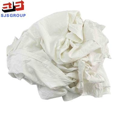 China Industrieel Schoonmakend Geen de T-shirtvodden 10kg/Bale van Ritssluitingsmarine cleaning cotton Te koop