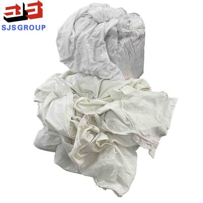 China New Design Top Quality Lint Free White Cotton Rags For Marine Cleaning for sale