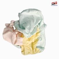 Chine Aucun T-shirt mélangé de coton non pelucheux de couleur claire en métal nettoyant Rags à vendre