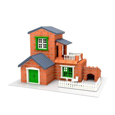 China Wholesale DIY Building Blocks House Model Safe ABS Plastic Material Kids Magnetic Eco-friendly Toy for sale