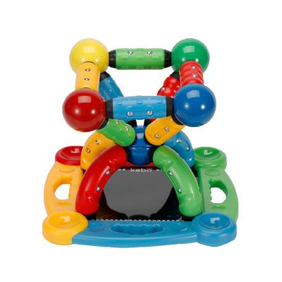 China Magnetic Safety Building Block Toys For Kids, Magnetic Rod And Ball Toy With A Game Board for sale