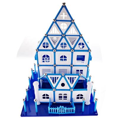 China KEBO 558PCS Building Toy Kids Magnet Educational Toys For Children Magnetic Puzzle Building Block Set Of Sticks And Balls Toys for sale