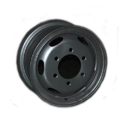 China 6.00-16 Tractor Rim Wheels Steel Commercial Steel Rims Black High Quality for sale