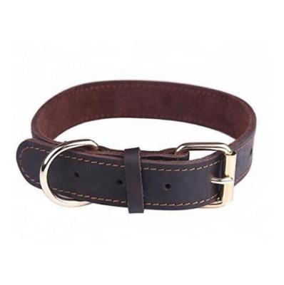 China Good Quality Leather DETACHED Dog Collar Leash Dog Collar For Walking Dog for sale