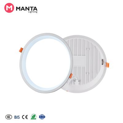 China Modern Home Office Indoor Led Ceiling Panel Light Thickness Recessed Mounted SMD Panel Light for sale