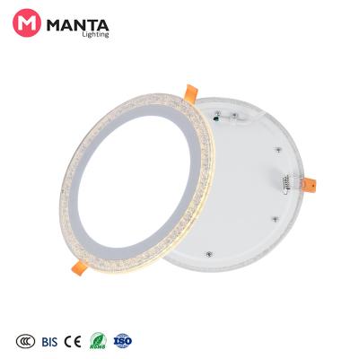 China Modern Wholesale 85-265V 36W Round Recessed Mounted Ceiling Led Panel Light for sale