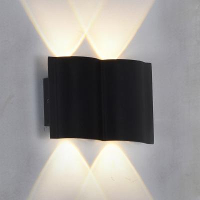 China Modern Minimalist Outdoor Hotel LED Lamp Outdoor Corridor Lamp Living Room Wall Lamp Tempered Glass IP65 Waterproof Bedroom Lamp for sale