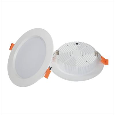 China Modern Aluminum PC Housing 4W 6w 9W 12w 18w 24w Round Square Recessed Led Slim Panel Light for sale