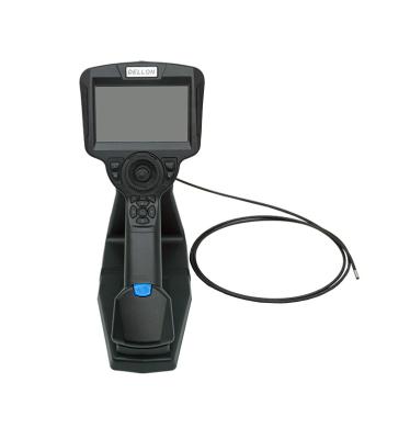 China New Model ABS Tungsten Pipe Borescope 5inch Hd Handheld Visual Industrial LCD Inspection Endoscope Camera for sale