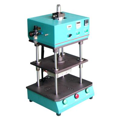 China Vertical Small Sized Desk Type Pneumatic Hot Melt Machine Equipment for sale