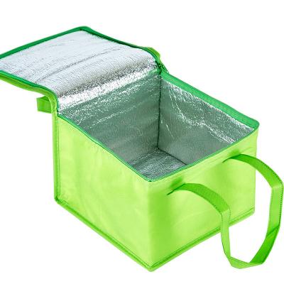 China Waterproof Wholesale Customized Insulated Food Delivery Lunch Foam Aluminum Foil Cooler Bag Linedr Bag for sale