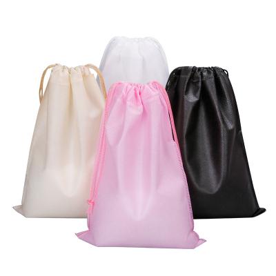 China Who respects the environment; Recyclable; Reusable Lightweight Non-Woven Non-Woven Drawstring Bag Package Mouth Drawstring Gift Bag Suction String Bag Lo Custom Made for sale