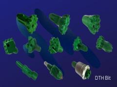 Tungsten Carbide MISSION40 Button DTH Drill Bit 4 Inch
