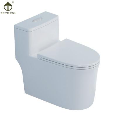 China Wholesale Double-flow Chaozhou Porcelain Small S Ceramic One-piece Dresser Toilet Closestool Bathroom Wc Toilet Trap Pedestal Toilet for sale