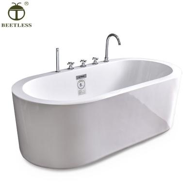 China New Viable Acrylic Free Standing Bathtub With Color for sale