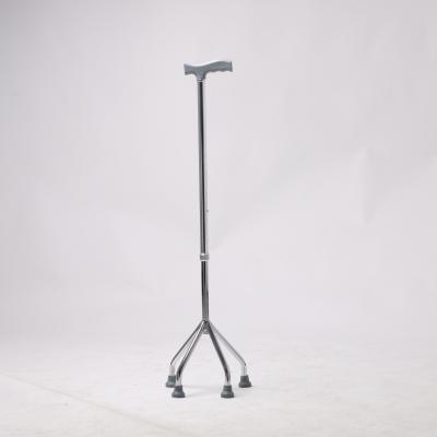 China Four Quadruple Walking Stick Aluminum Cane 74*36*18CM for sale