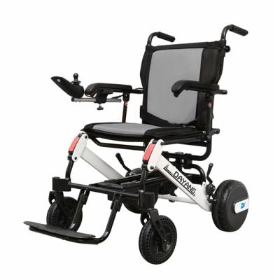 China 20KG Airplane Folding 100KG Brushless Electric Wheelchair for sale