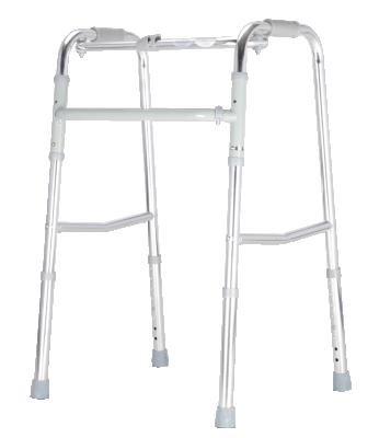 China Aluminum Alloy Frame Aluminum Alloy Heavy Duty Frame Rehabilitation Therapy Supplies Folding Walker And Rollator Aluminum Alloy DY04913L 1.2MM for sale