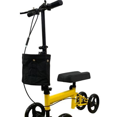 China Steel knee walker for the user weak in the leg for sale