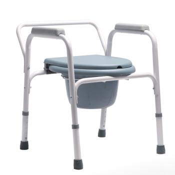 China Height Adjustable Folding Commode Chair Wheelchair Rehabilitation Therapy Supplies 20 - 45 Days DY02810 19CM 40CM 45CM 53CM 54CM DY02810 for sale