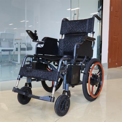 China 120 Kg Load Bearing Folding Electric Wheelchair Brushless Motor 120KG for sale