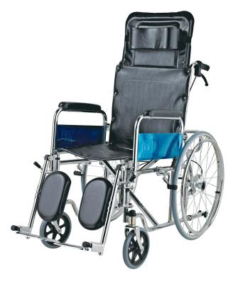 China Steel wheelchair with MAG Wheel and high back DY01902GCB for sale