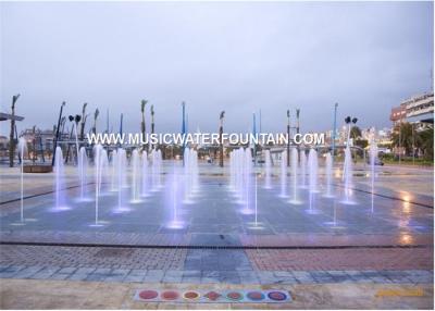 China Customize Project Large Scale Colored Water Fountains In Big Square for sale