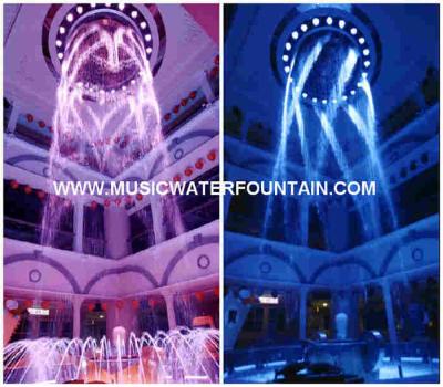 China Indoor Water Features Ideas Digital Water Curtain For Water Show for sale