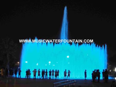 China Project Case Floor Fountains Outdoor  DMX 512 Led Light  For Big Square for sale