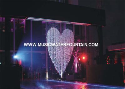 China LED Digital Water Curtain Waterfall Water Feature Fountain Lighting for sale