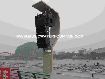 China Big Size Water Fountain Equipment Outdoor Sound System  220V / 380V for sale