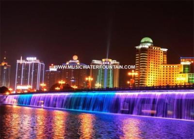 China Große Wasserfall-Brunnen im Freien für Brücke oder die kleine Garten-Landschaftsgestaltung zu verkaufen