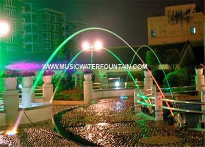 China Jumping Jets Water Fountain , Pool Water Fountain For Entertainment for sale