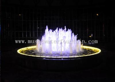 China 220V / 380V Dia 5 Meter Indoor Water Fountain With Various Color Led Lighting for sale